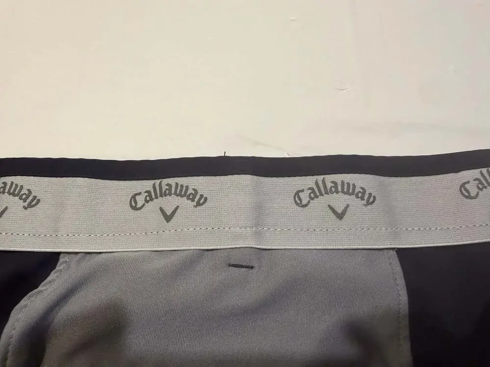 Callaway Men's Tech Stretch Navy Blue Performance Golf Shorts Size 46